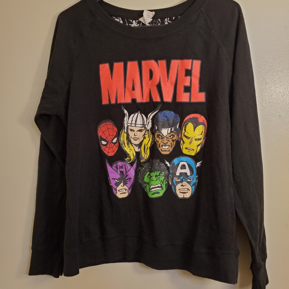XL Women's Reversible Marvel Sweater